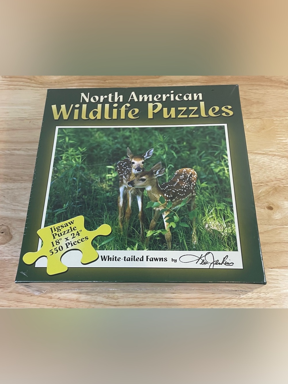 Channel Craft White-Tailed Fawns 550 Piece Jigsaw Puzzle Ken Jenkins NEW Sealed